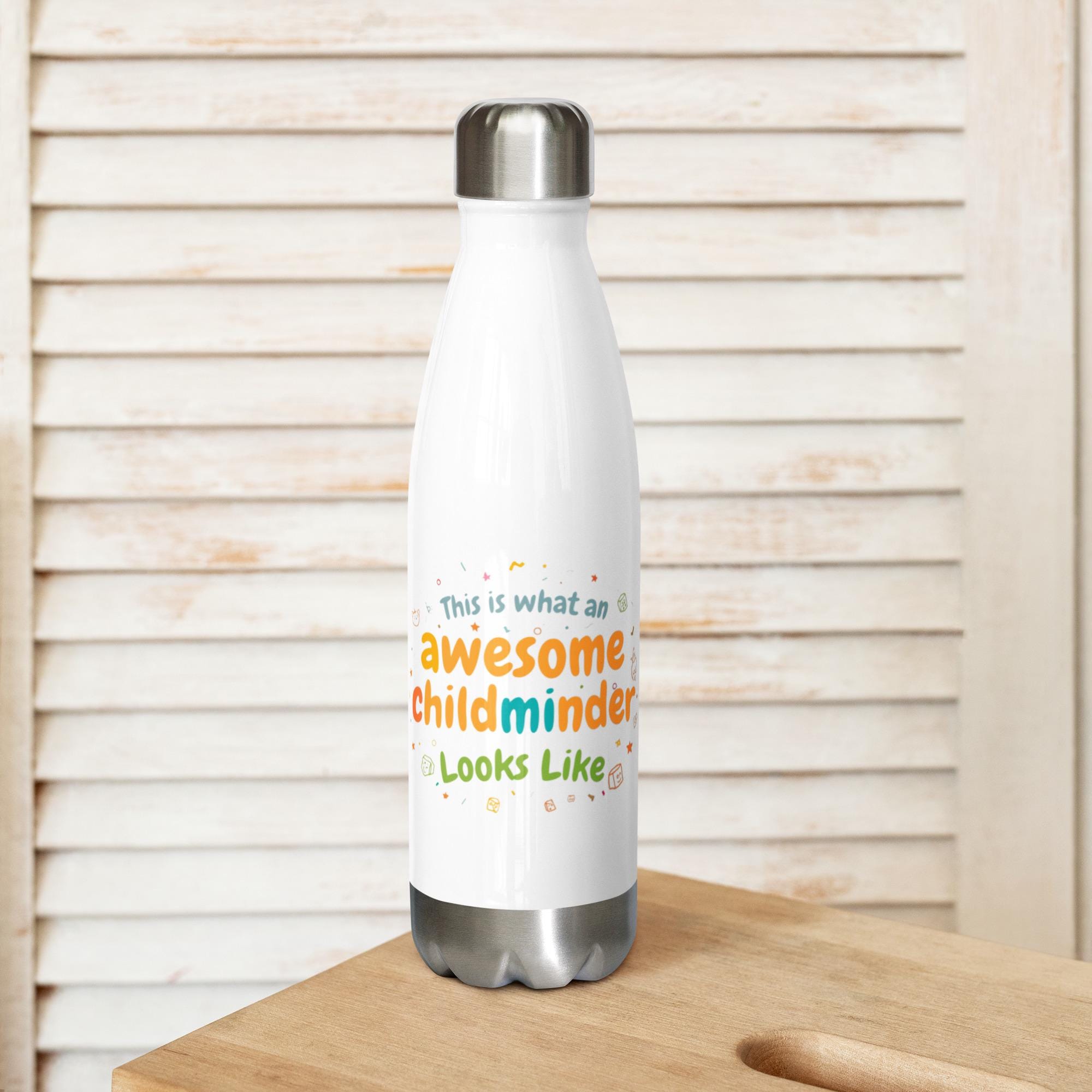 Awesome childminder water bottle