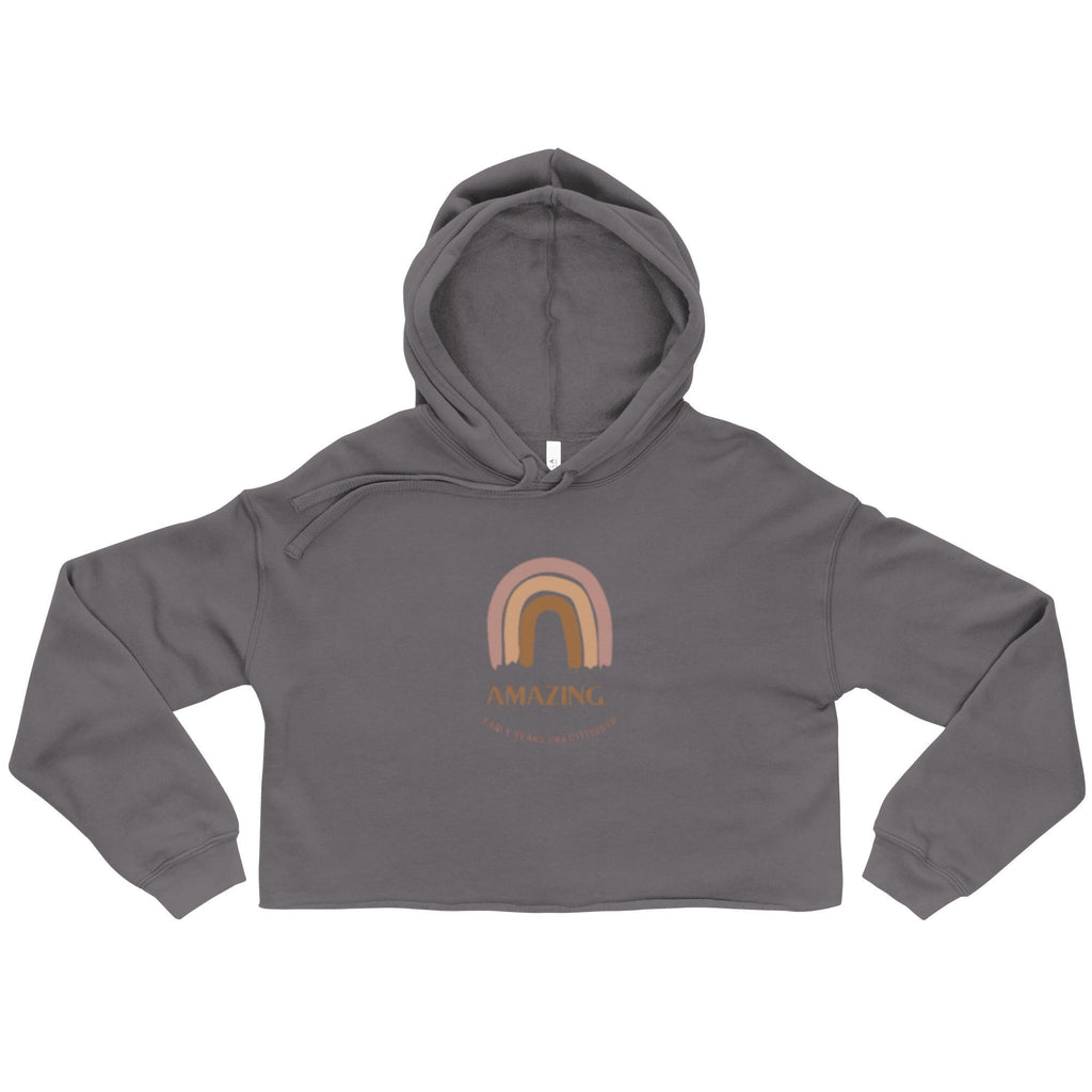 Amazing nursery practitioner cropped hoodie
