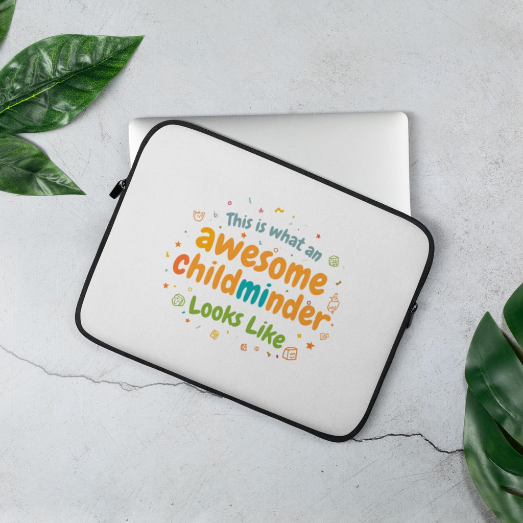 Awesome Childminder Laptop Sleeve