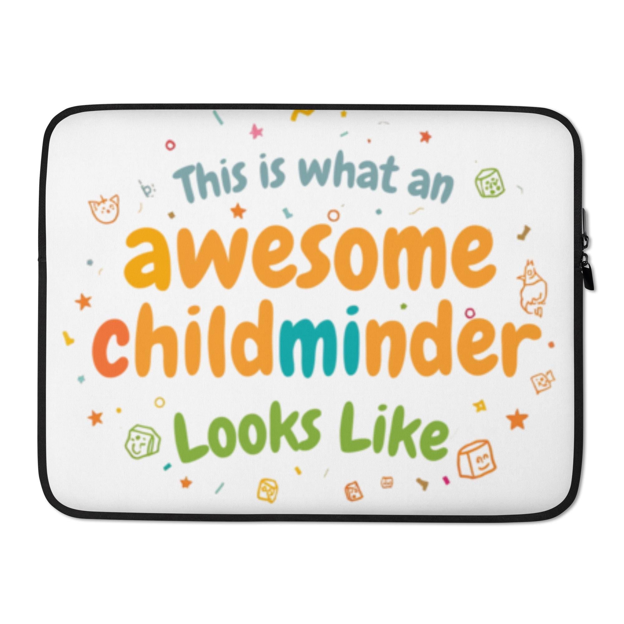 Awesome Childminder Laptop Sleeve