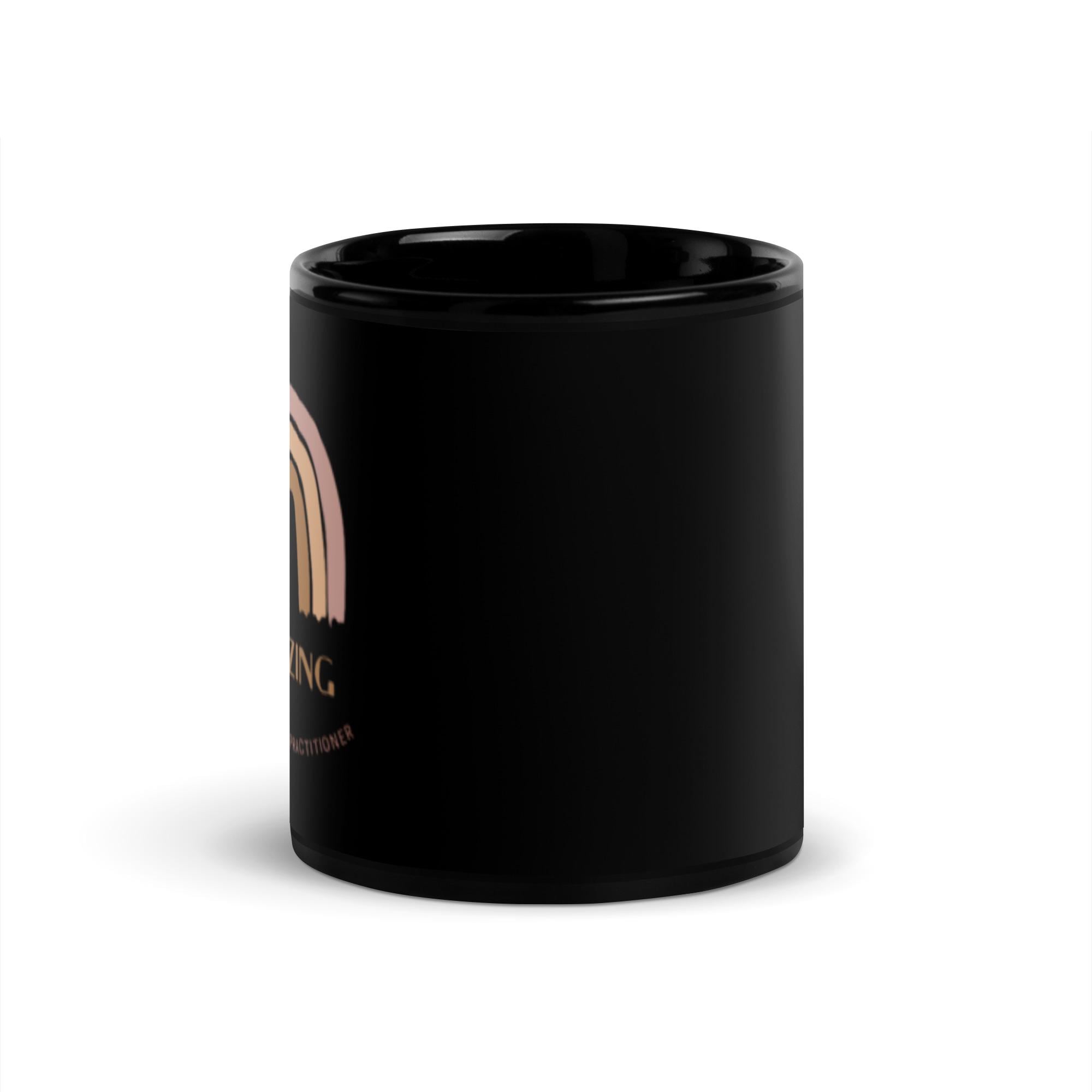 Early Years Practitioner Black Glossy Mug