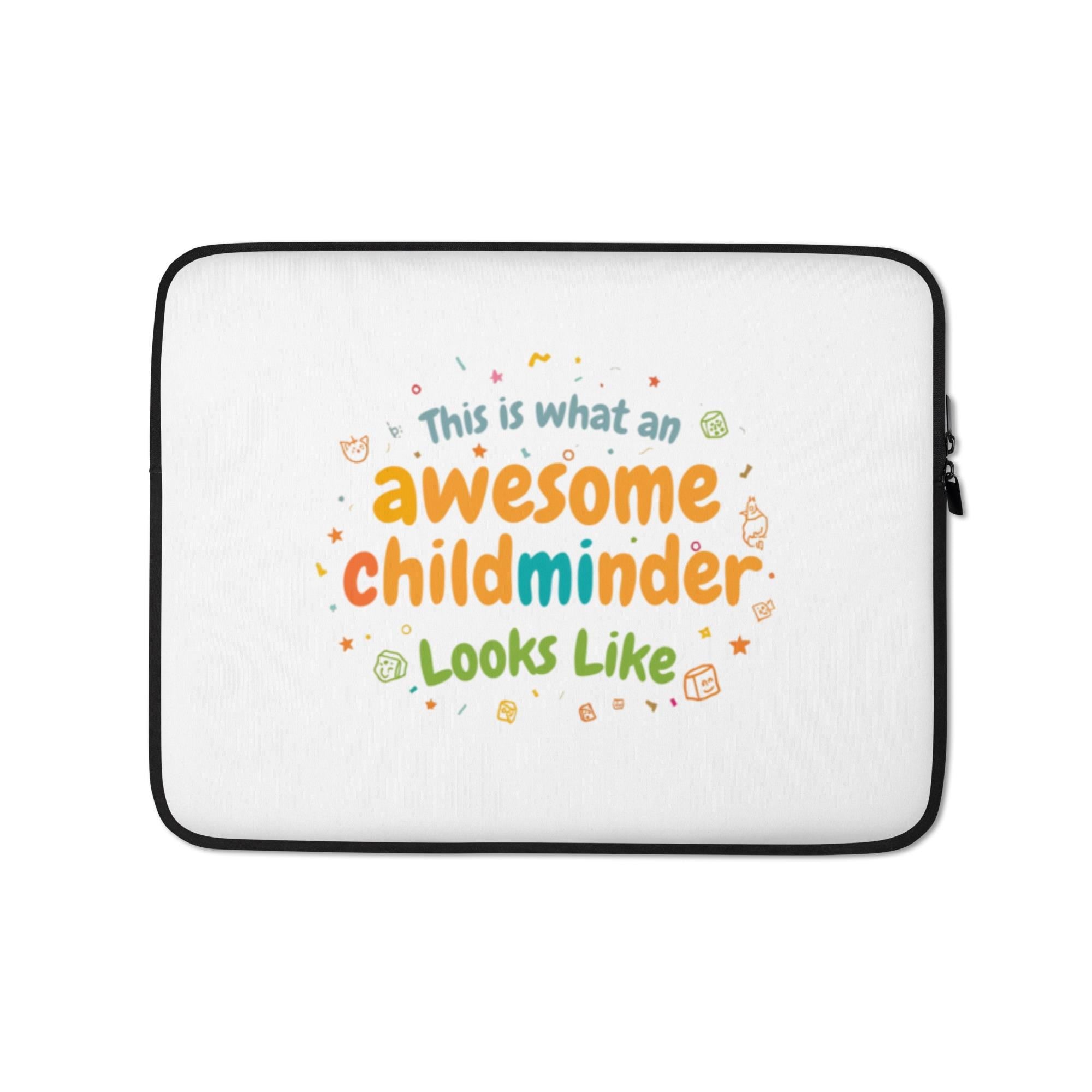 Awesome Childminder Laptop Sleeve