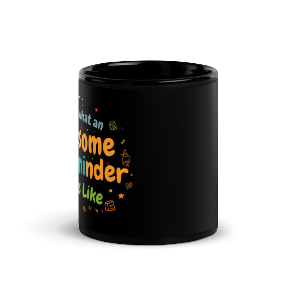 Awesome Childminder Black Glossy Mug
