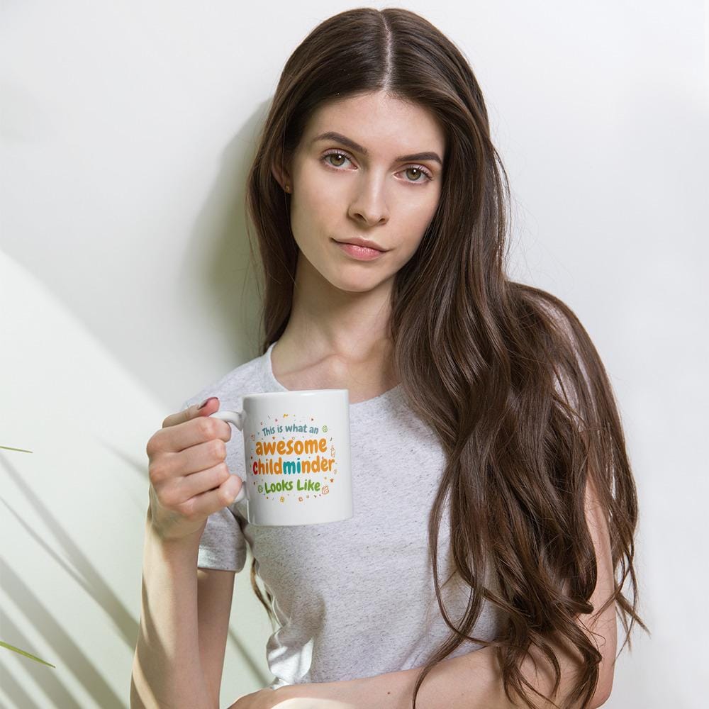 Childminder Mug - White Glossy Ceramic Coffee Mug